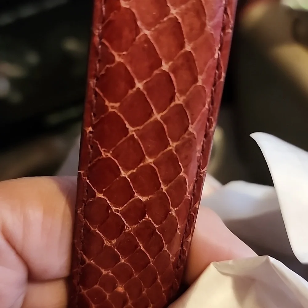 Vintage Snakeskin‎ belt M